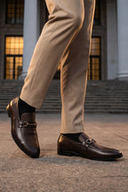 Pembroke Brown Formal Horsebit Loafers 0111282