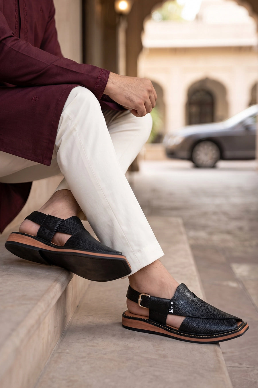 Peshawari Sandal Black 0140663