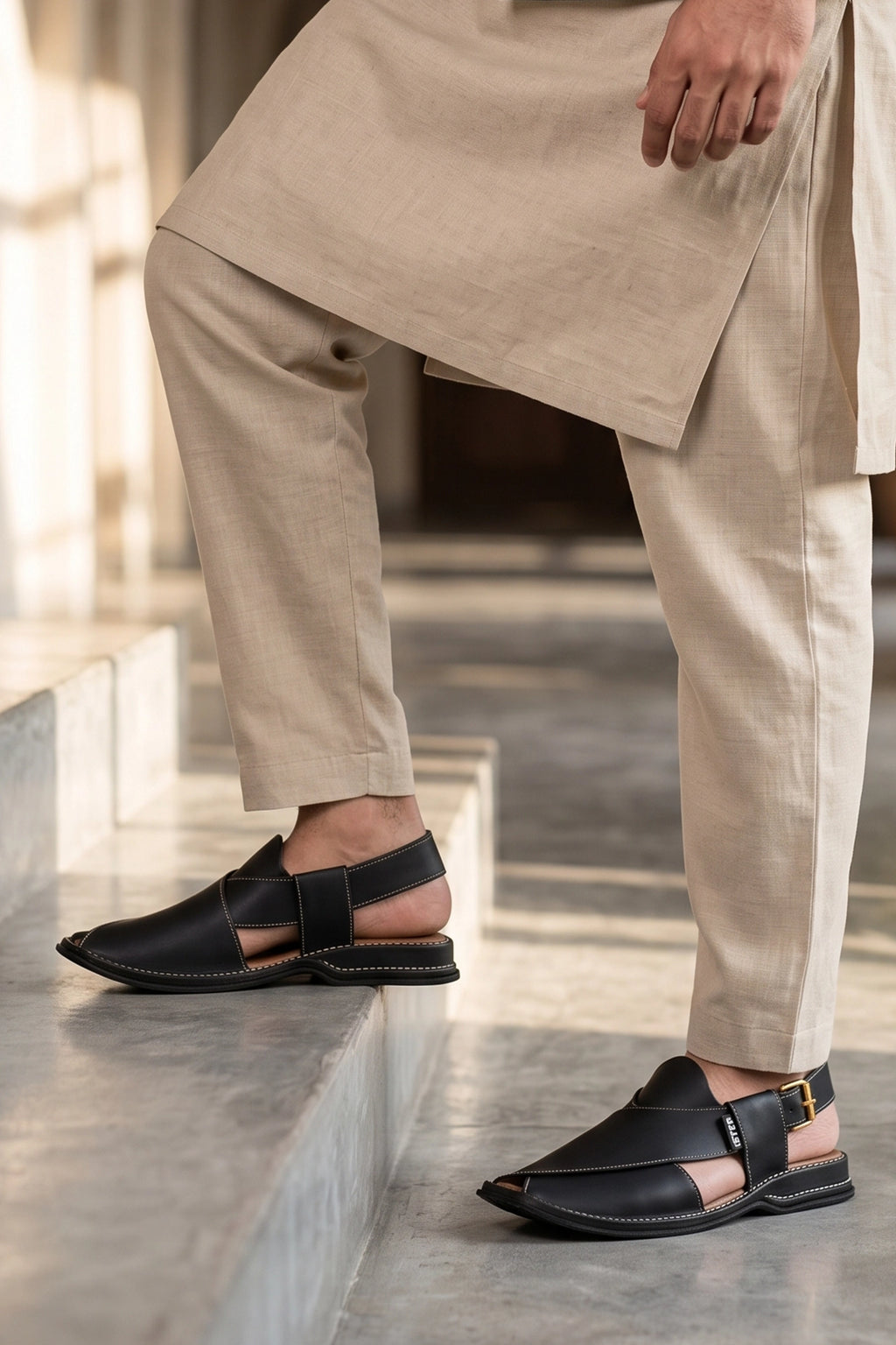 Peshawari Sandal Black 0140773