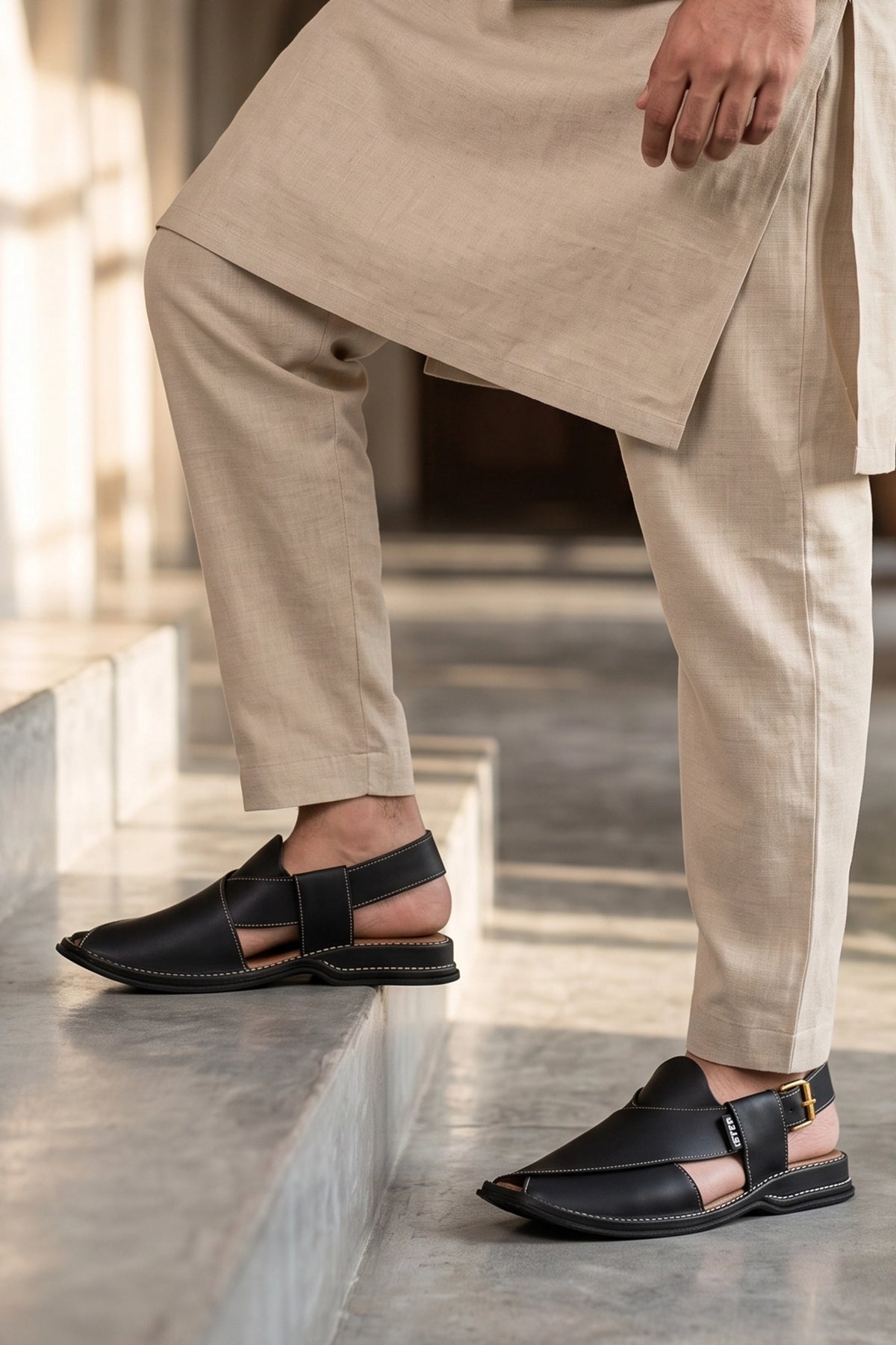 Peshawari Sandal Black 0140773