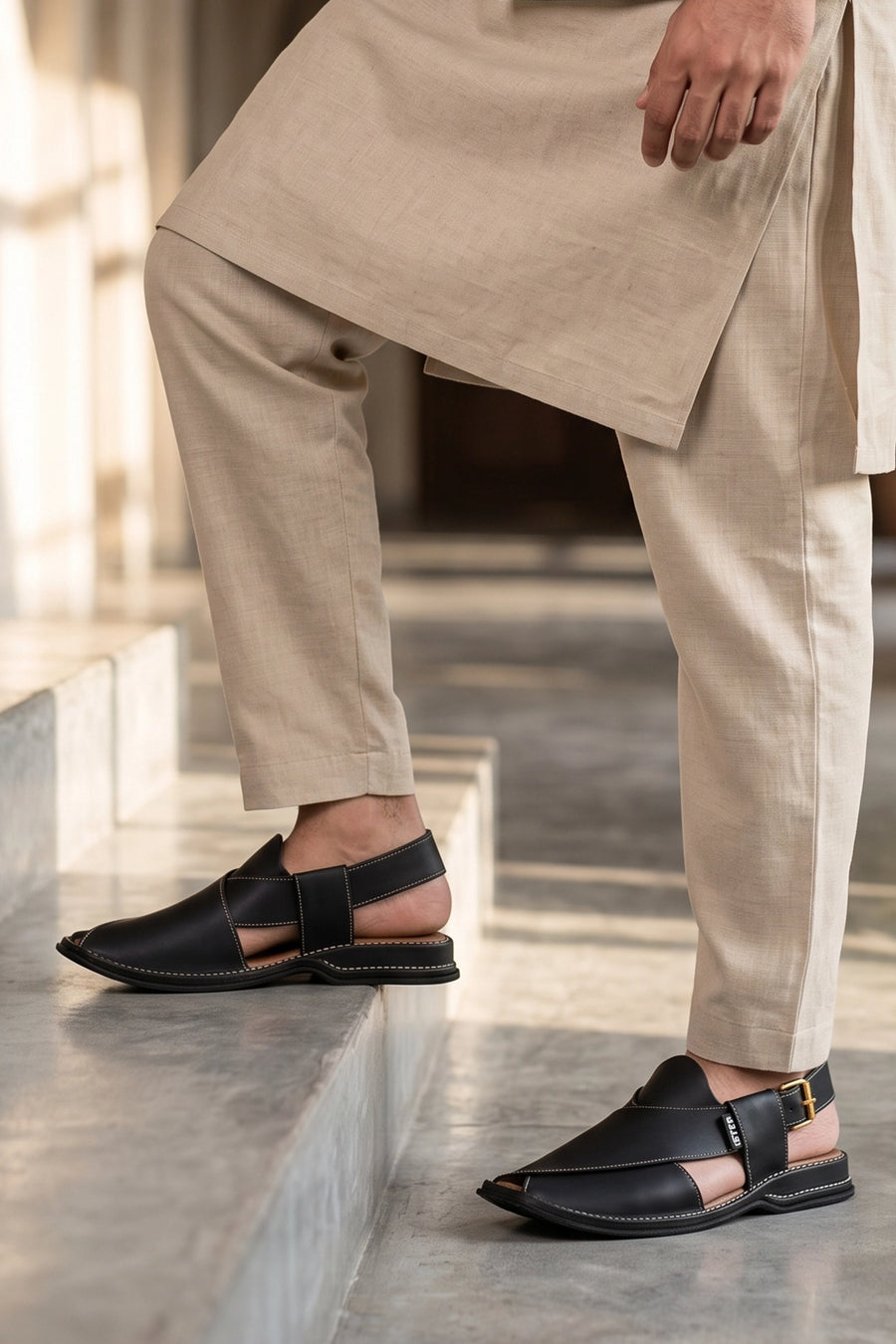 Peshawari Sandal Black 0140773