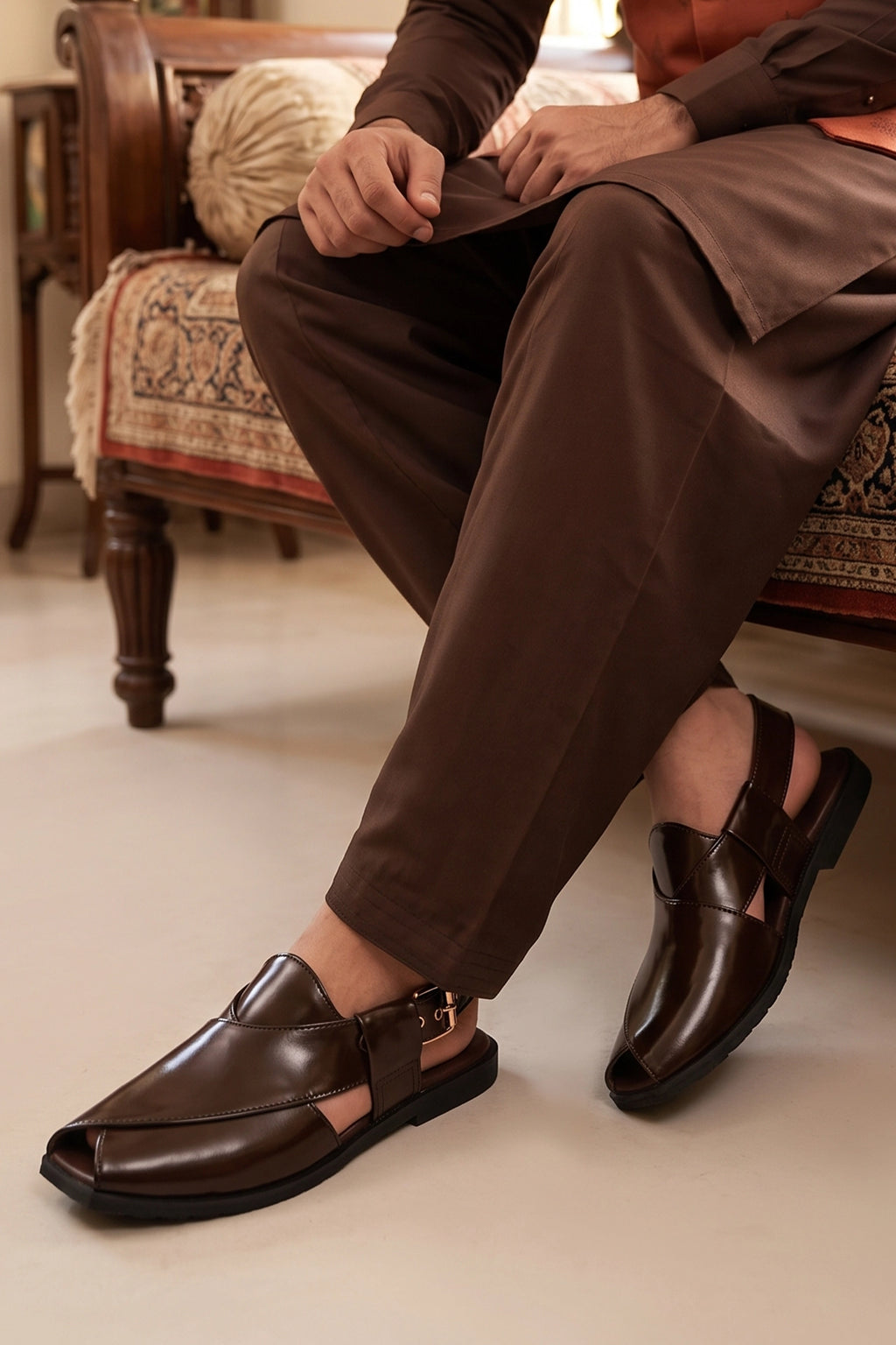 Peshawari Sandal Brown 0141363