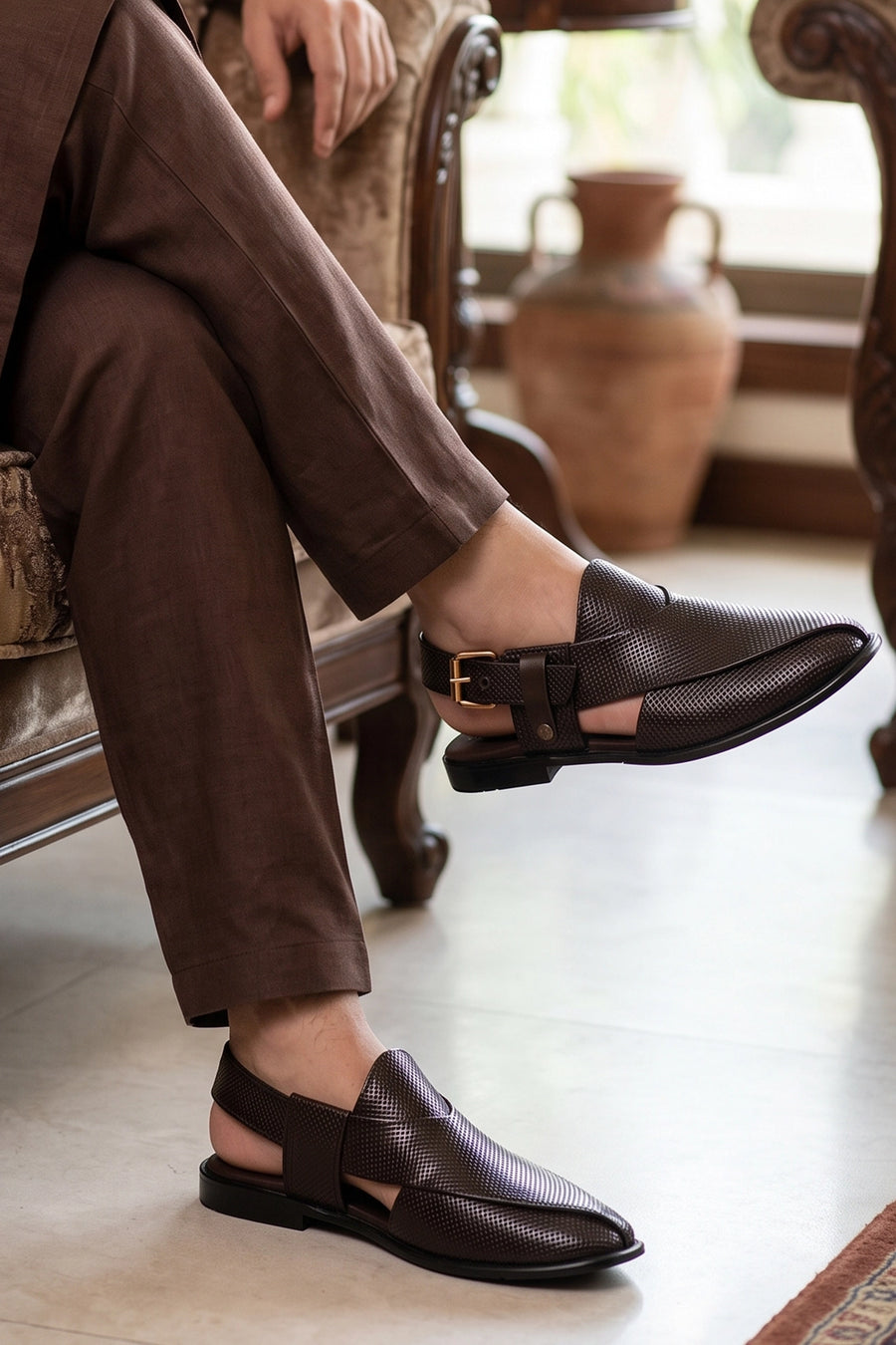 Peshawari Sandal Brown 0141426