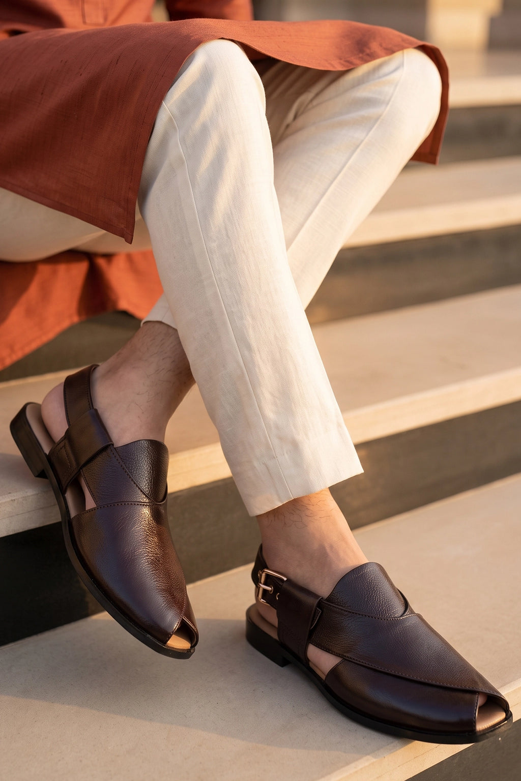 Peshawari Sandal Dark Brown 0141333