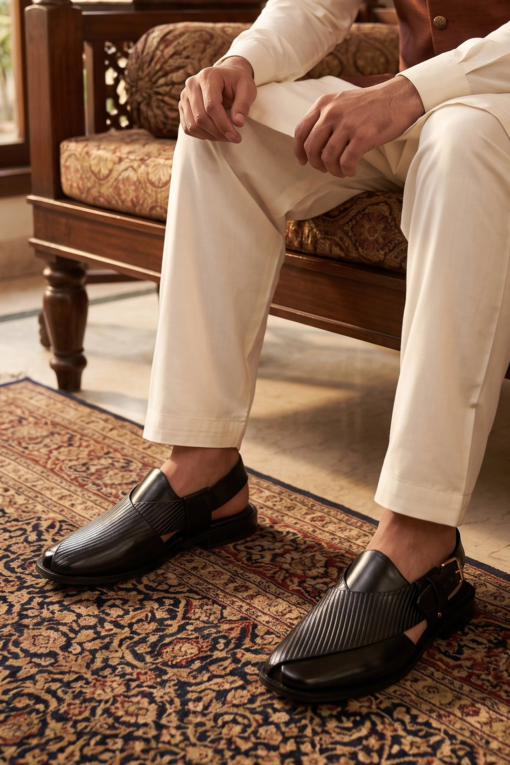 Peshawri Sandal Black 0141349