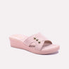Pink Comfy Casual Slippers