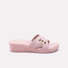 Pink Comfy Casual Slippers for Women