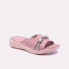 Pink Comfy Casual Slippers