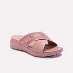 Pink Comfy Casual Slippers 0413270