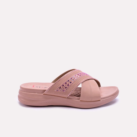 Pink Comfy Casual Slippers 0413270