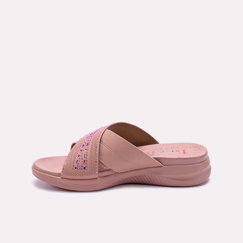 Pink Comfy Casual Slippers 0413270