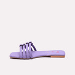 Purple Casual Flat Slippers 0412822