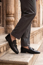 Quest Black Formal Tassel Shoes 0111144