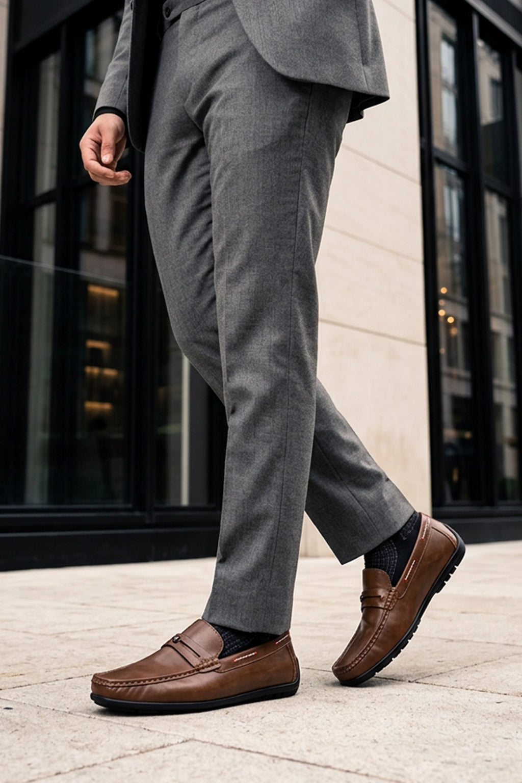 Quinton Mustard Dress Loafers 0130865