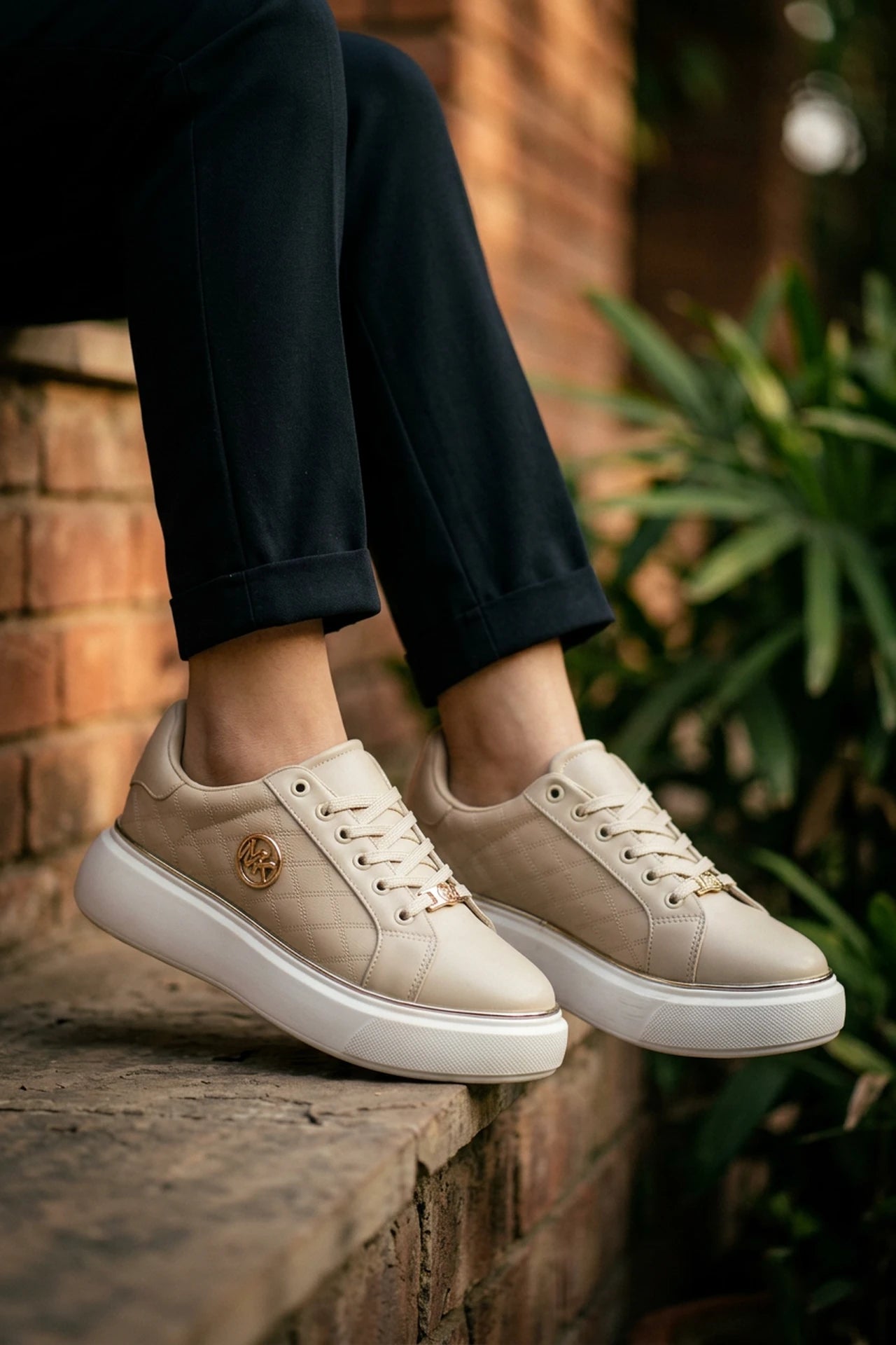 Women Sneaker Shoes Fawn 0440509