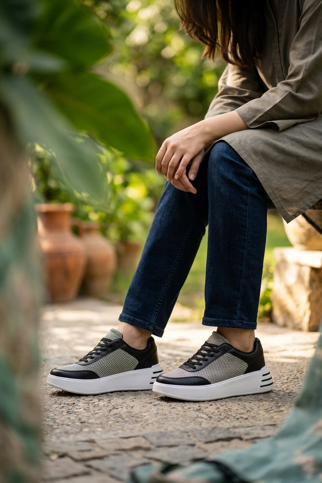 Women Sneaker Shoes Black 0440646