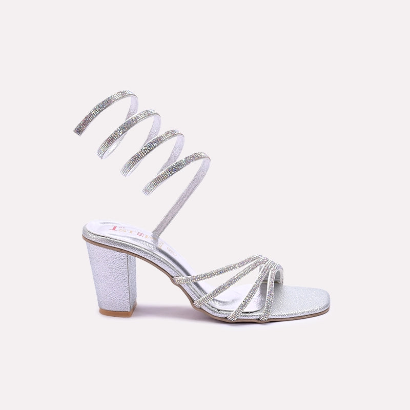 Silver Bridal Sandals 0421331
