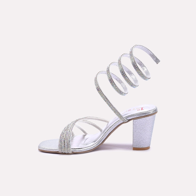 Silver Bridal Sandals 0421331