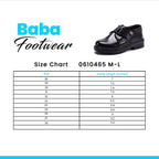 Baba School Shoes Black 0610465