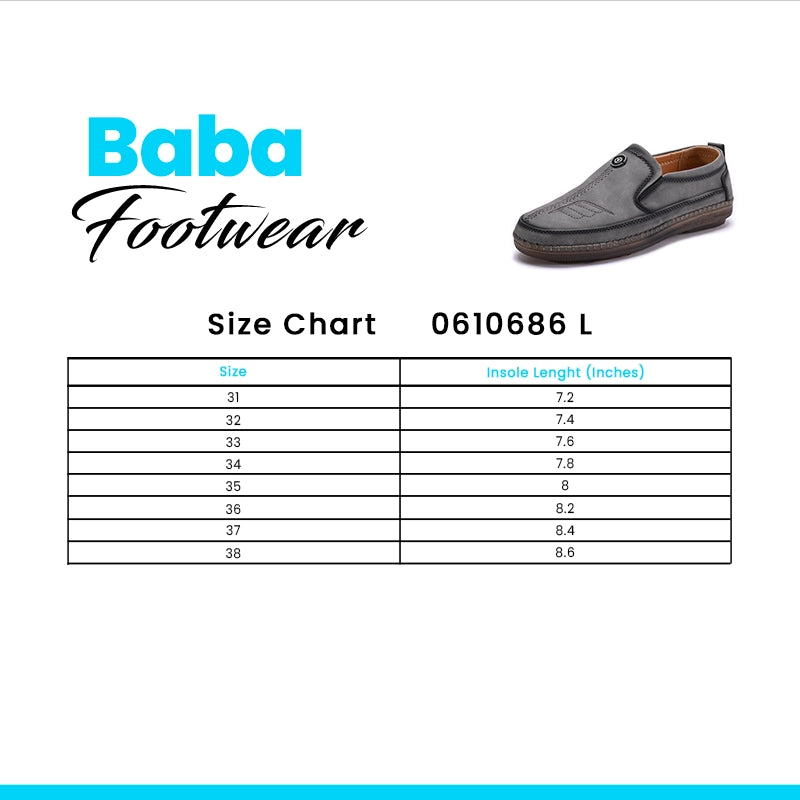 Baba Casual Shoes Gray 0610686