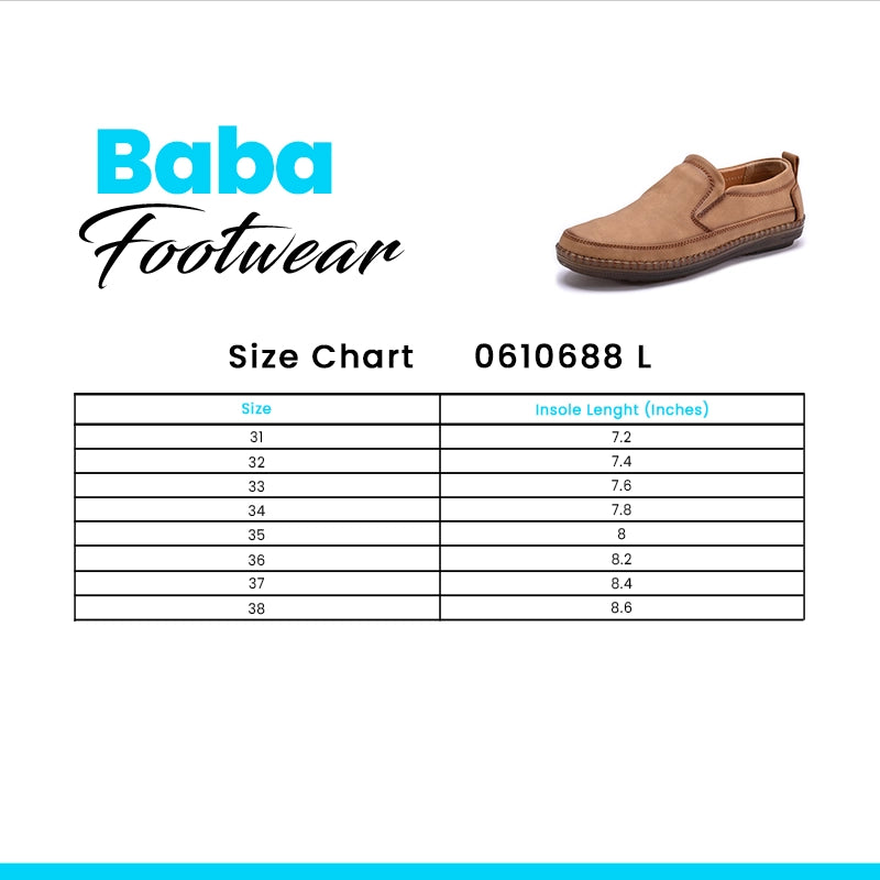 Baba Casual Shoes Mustard 0610688