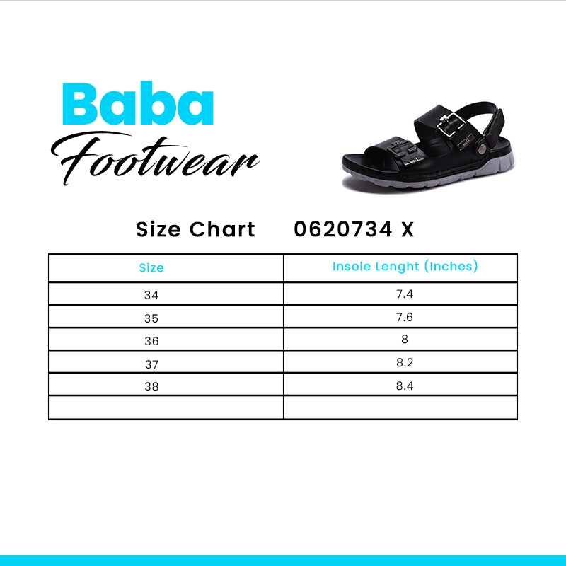 Baba Formal Sandal Black 0620734
