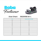 Baba Gray Sport Sandal 0620908