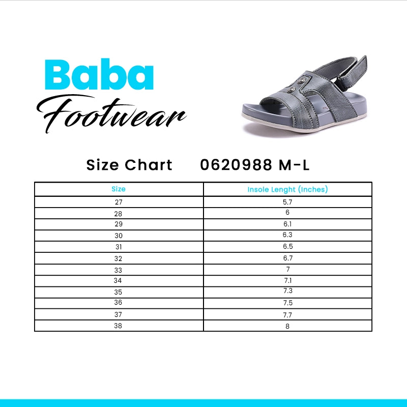 Baba Casual Sandal Gray 0620988