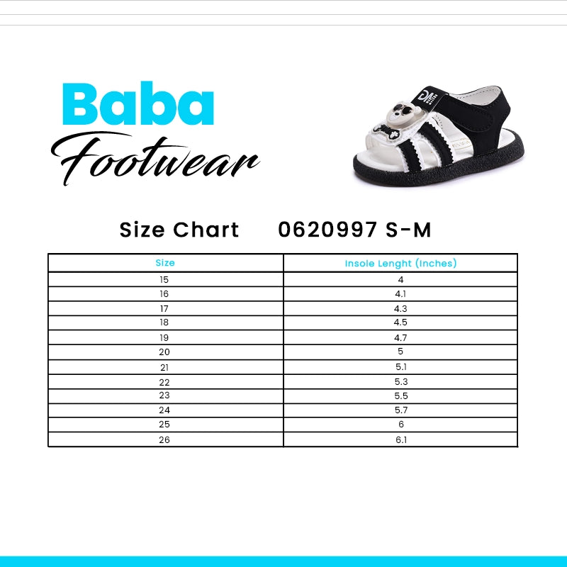 Baba Casual Sandal Black 0620997