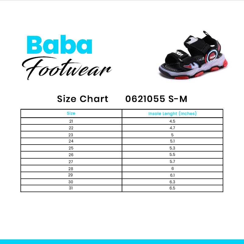 Baba Sport Sandal Black 0621055
