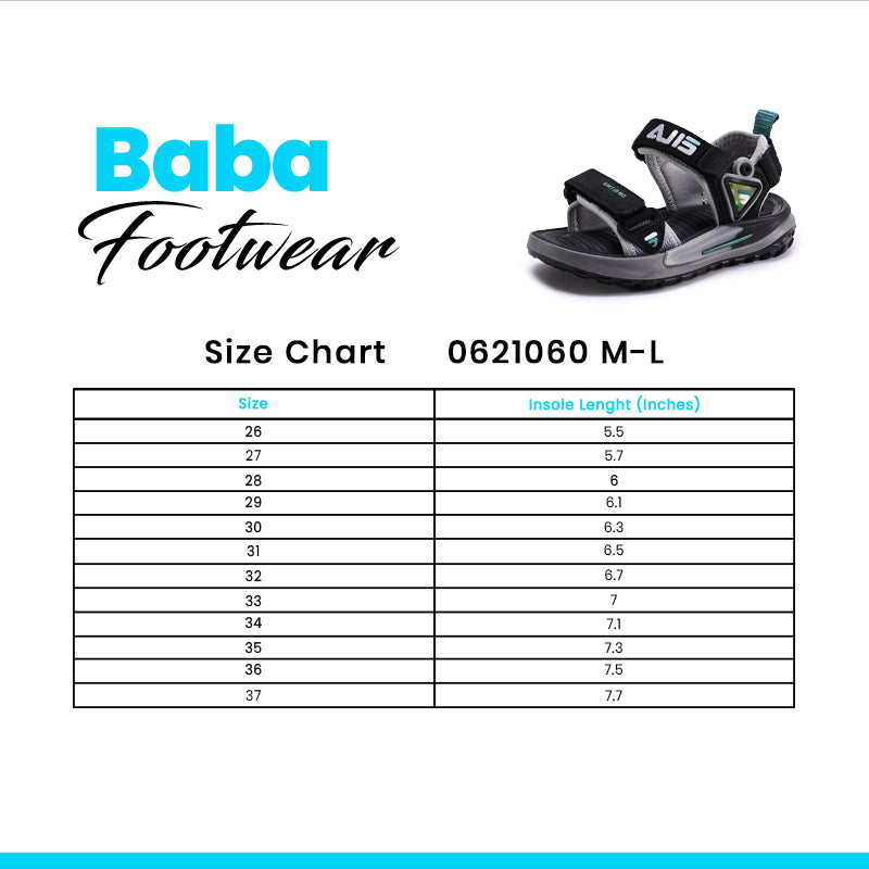Baba Sport Sandal Gray 0621060