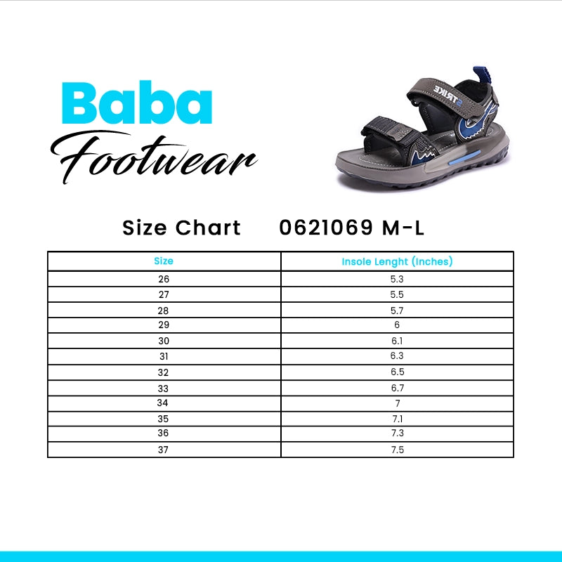 Baba Sport Sandal Gray 0621069