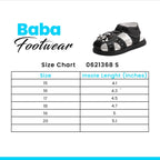 Boy Roman Sandal Black 0621368