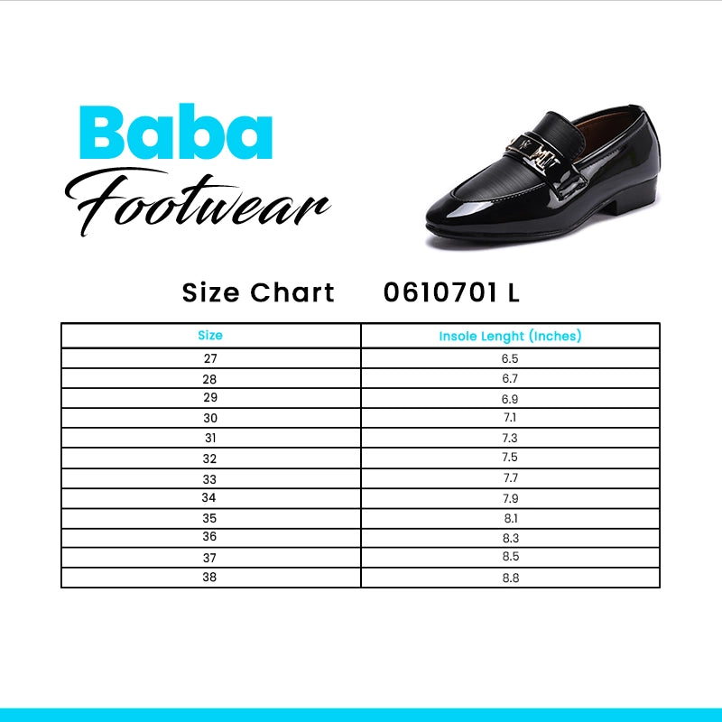 Boy Formal Shoes Black 0610701