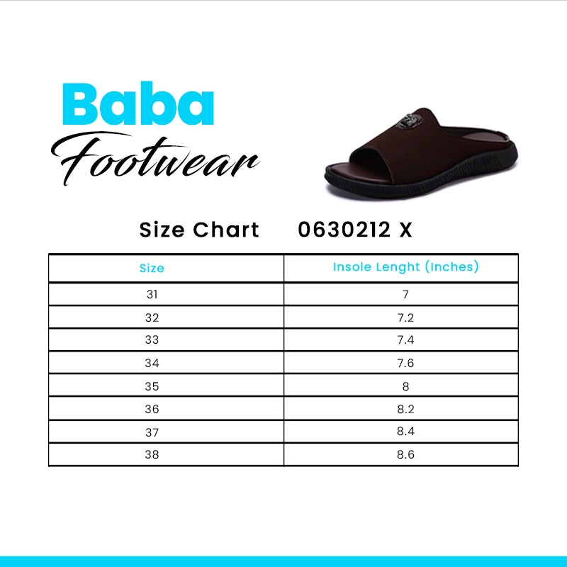 Kids Brown Formal Slippers 0630212
