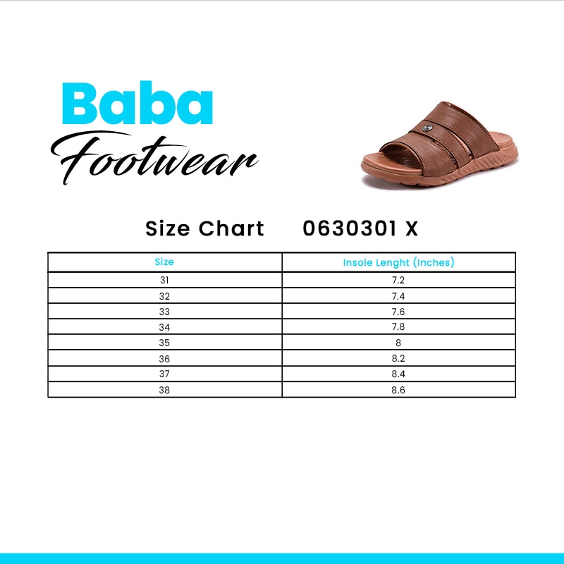 Baba Casual Slipper Brown 0630301