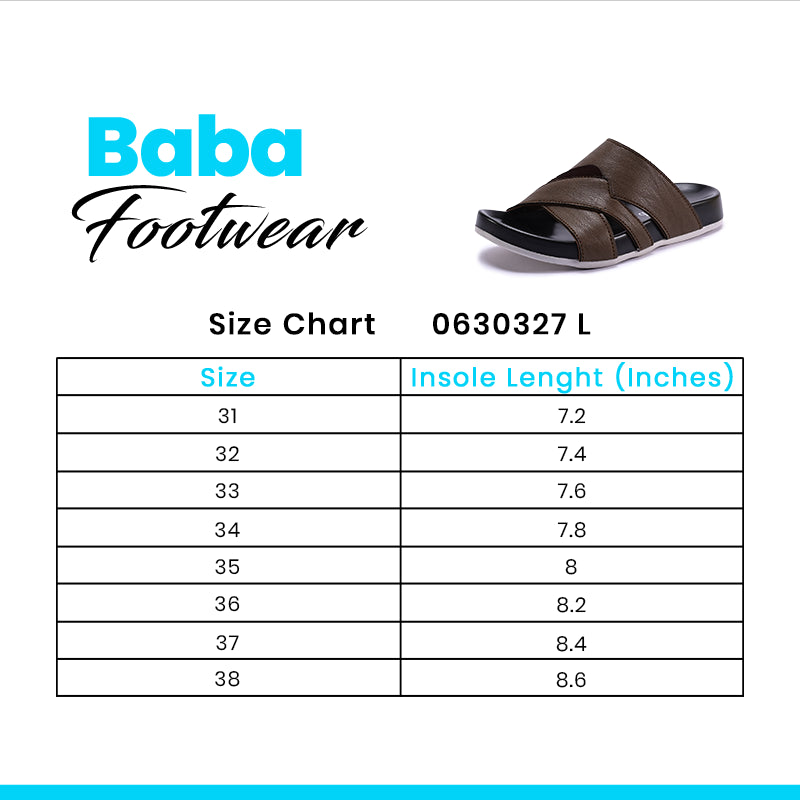 Baba Casual Slipper Khaki 0630327