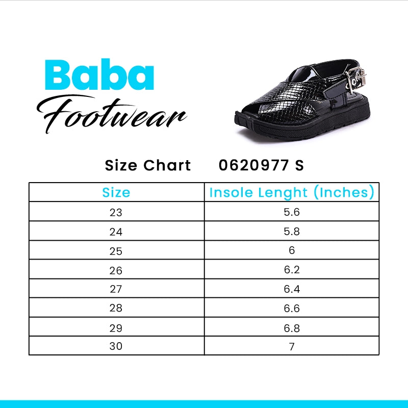 Baba Peshawari Sandal Black 0620977