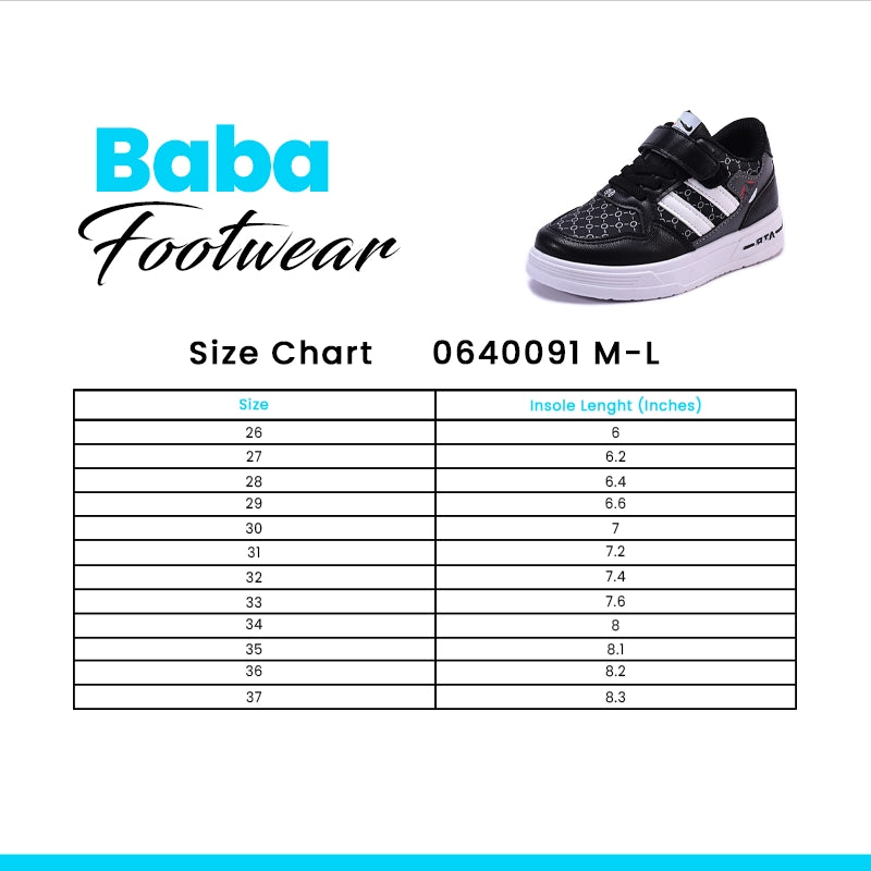 Baba Black Sneaker Shoes 0640091