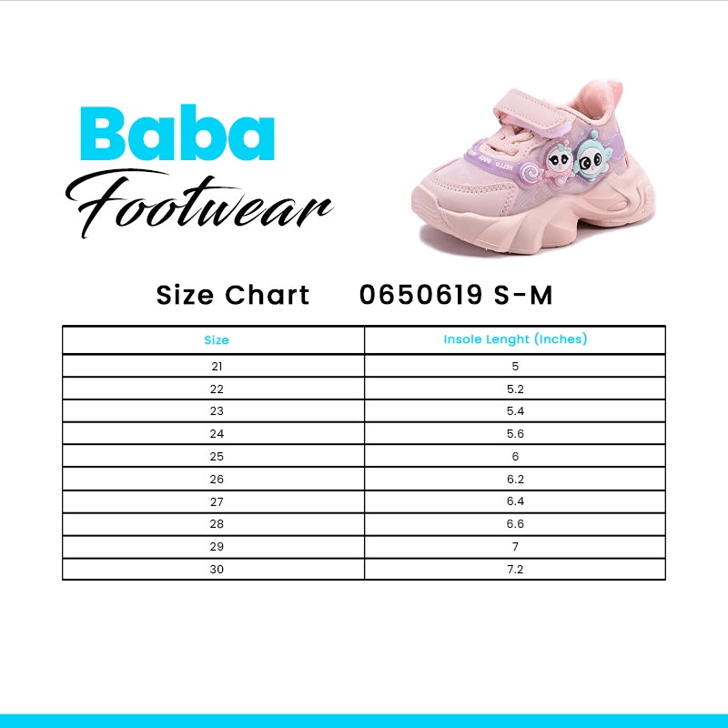 Baba Pink Jogger Shoes 0650619
