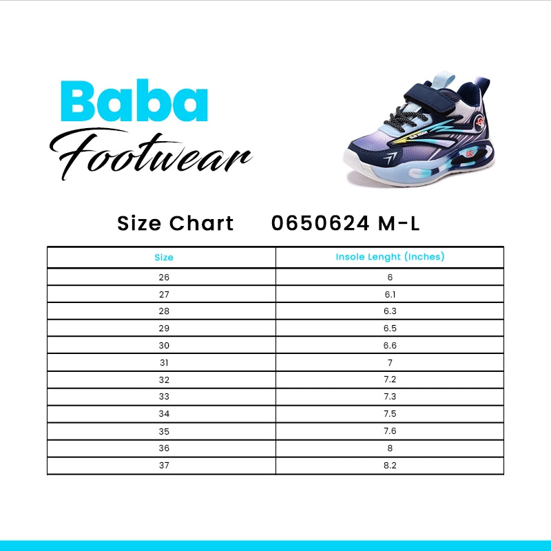 Baba Blue Jogger Shoes 0650624