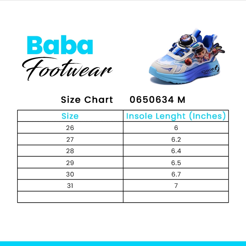 Baba Blue Jogger Shoes 0650634