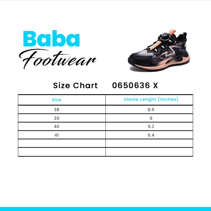 Baba Orange Jogger Shoes 0650636