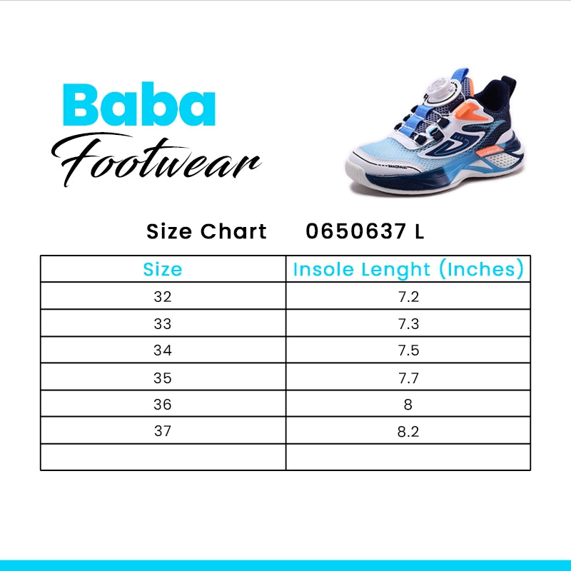 Baba Blue Jogger Shoes 0650637
