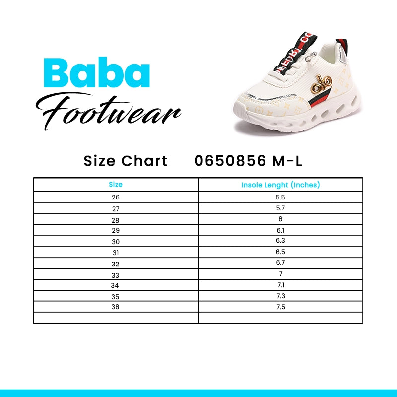 Boy Jogger Shoes  White 0650856