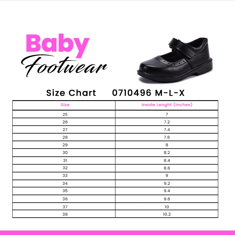 Baby Black Casual Pumps 0710496