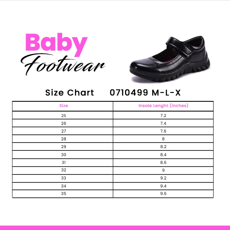Baby Black Casual Pumps 0710499