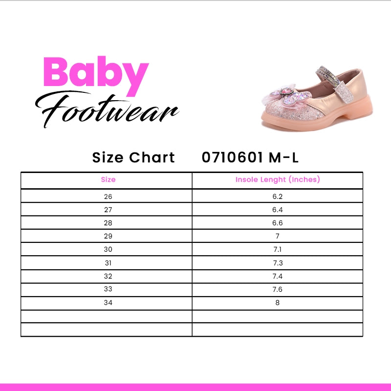Baby Fancy Pumps  Peach 710601