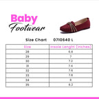 Baby Fancy Pumps Maroon 0710640