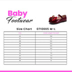 Baby Fancy Pumps Maroon 0710665